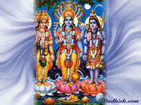 Lord Brahma - Vishnu - Mahesh